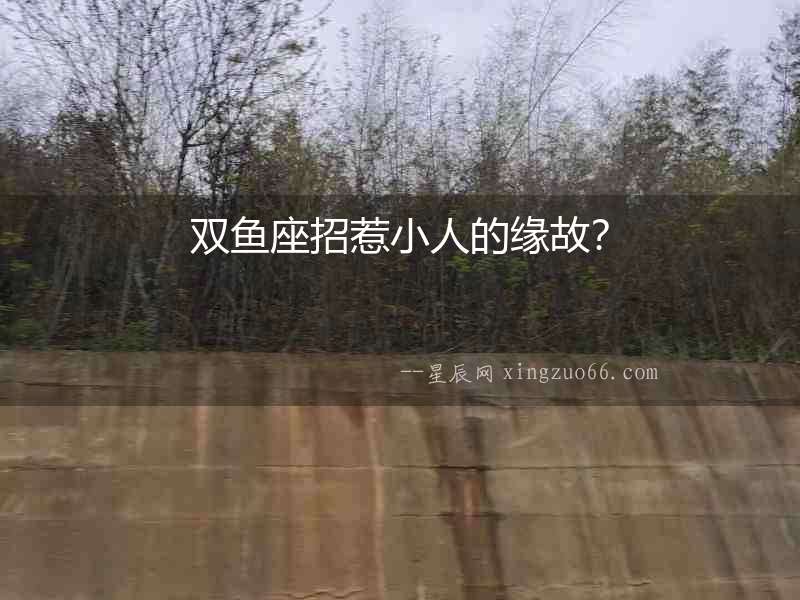 雙魚座招惹小人的緣故？