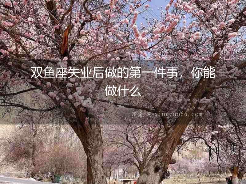 雙魚座失業后做的第一件事，你能做什么