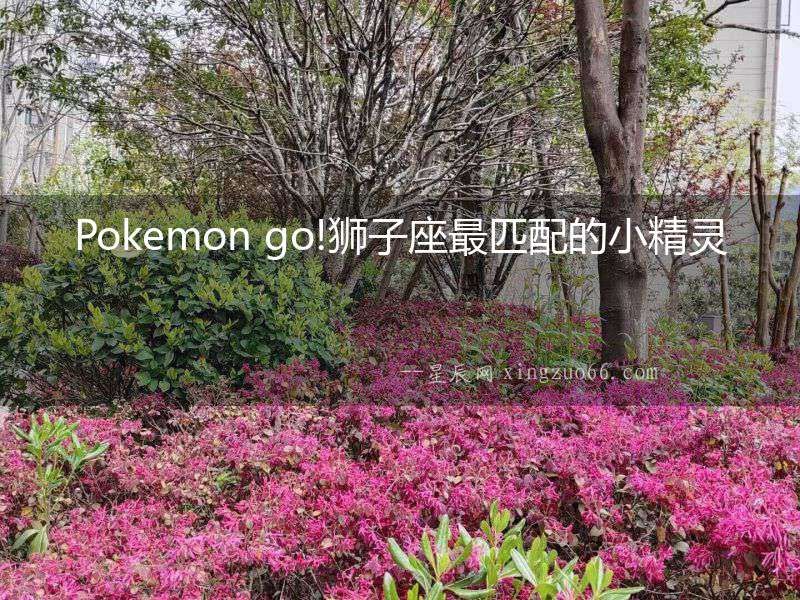 Pokemon go!獅子座最匹配的小精靈