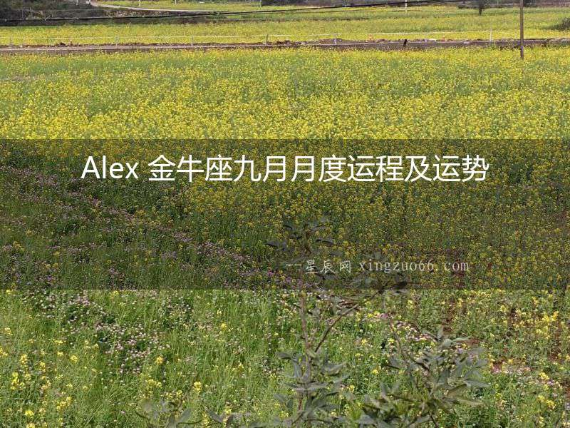 Alex 金牛座九月月度運(yùn)程及運(yùn)勢(shì)