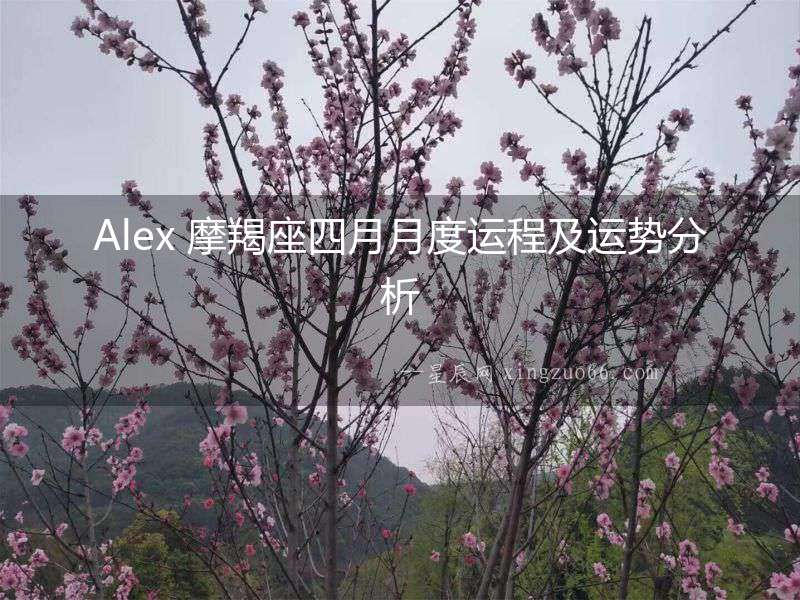 Alex 摩羯座四月月度運(yùn)程及運(yùn)勢(shì)分析
