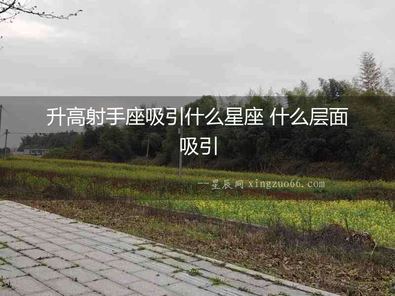 升高射手座吸引什么星座 什么層面吸引