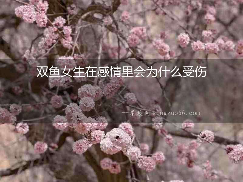 雙魚女生在感情里會為什么受傷