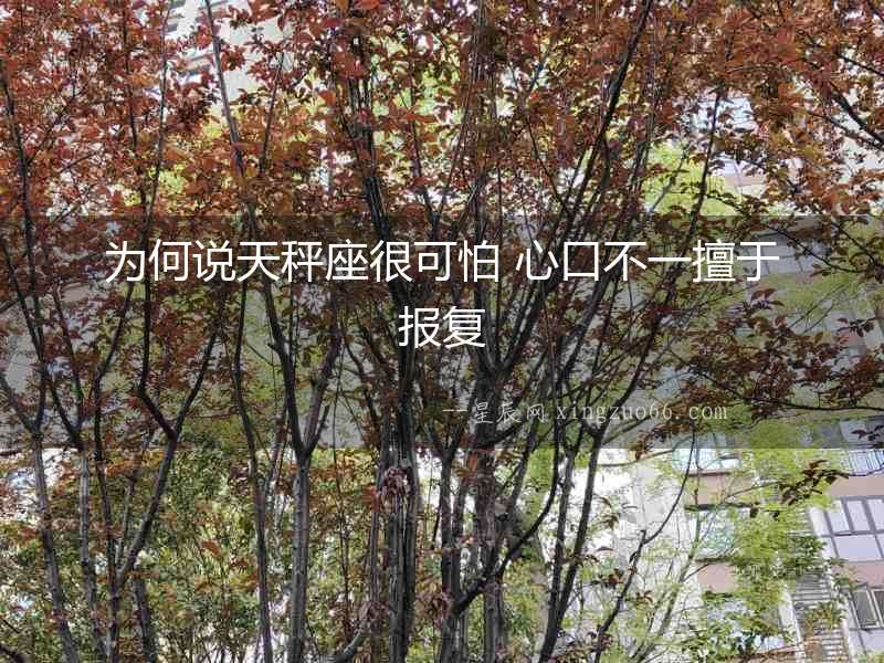 為何說天秤座很可怕 心口不一擅于報復