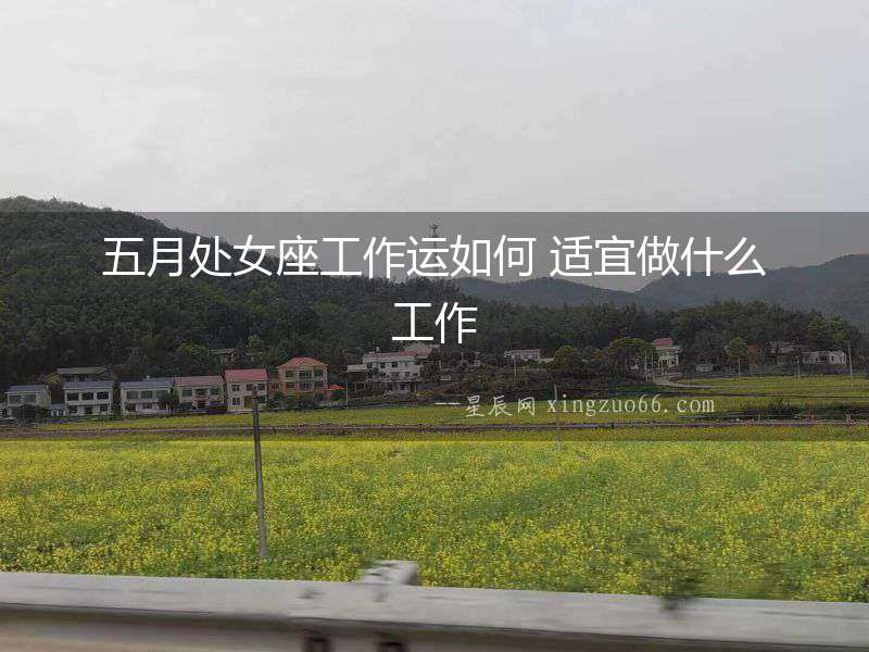 五月處女座工作運如何 適宜做什么工作