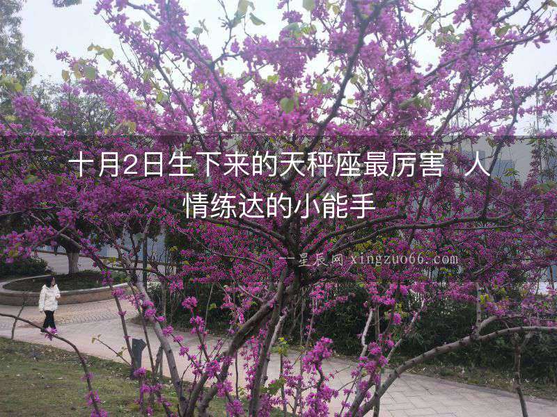 十月2日生下來的天秤座最厲害  人情練達的小能手