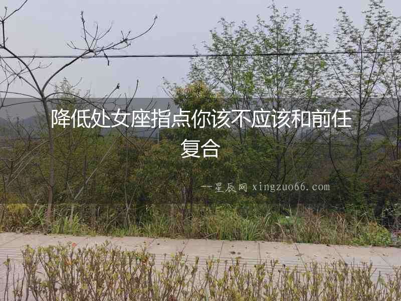 降低處女座指點你該不應該和前任復合