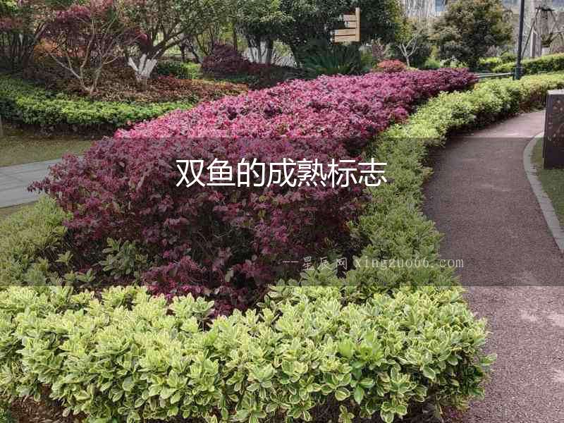 雙魚的成熟標志