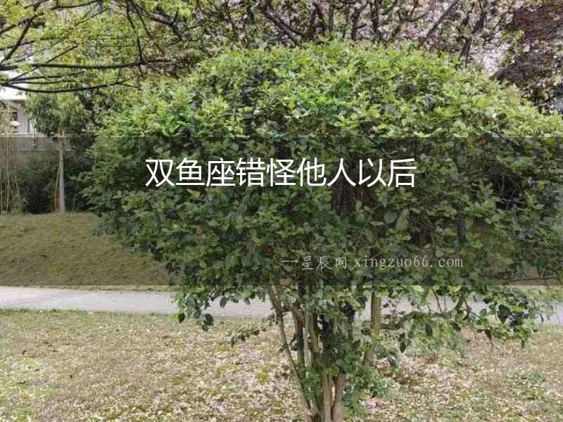雙魚座錯(cuò)怪他人以后