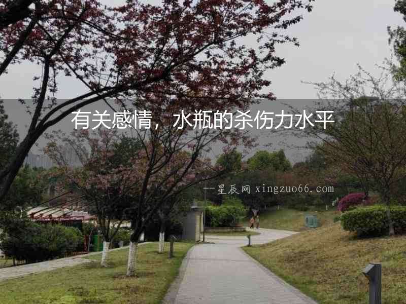 有關感情，水瓶的殺傷力水平