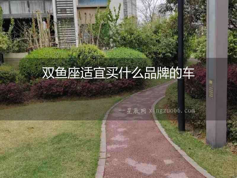 雙魚座適宜買什么品牌的車