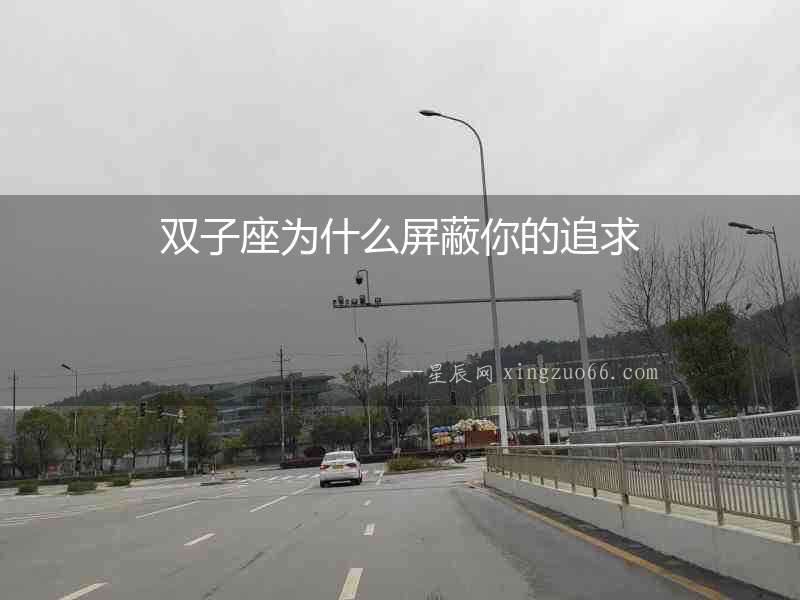 雙子座為什么屏蔽你的追求