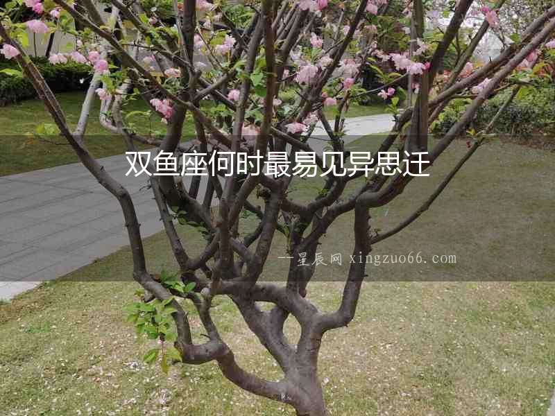 雙魚座何時最易見異思遷
