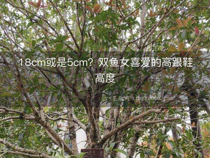18cm或是5cm？雙魚女喜愛的高跟鞋高度