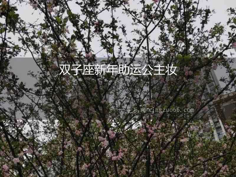 雙子座新年助運(yùn)公主妝