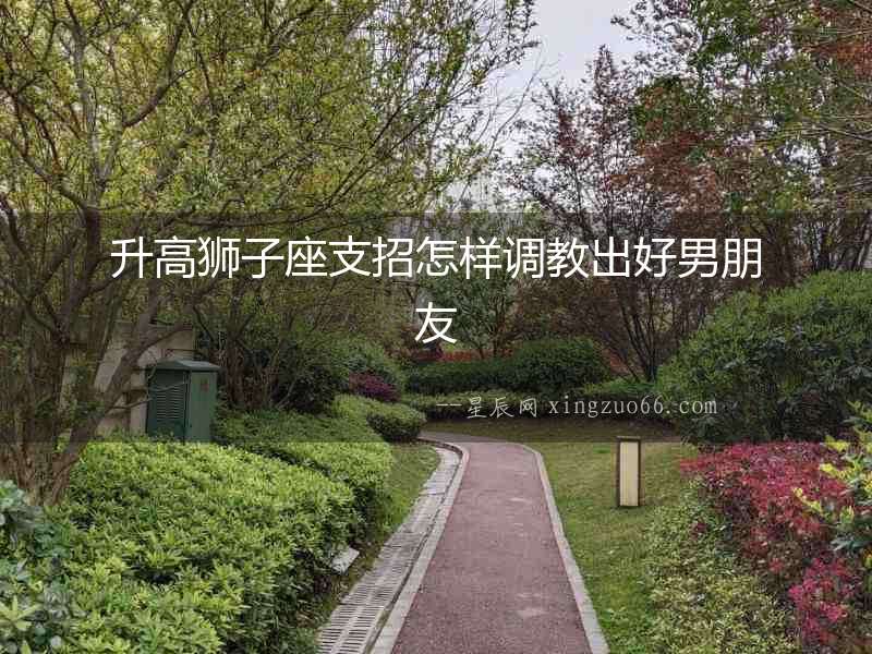 升高獅子座支招怎樣調(diào)教出好男朋友