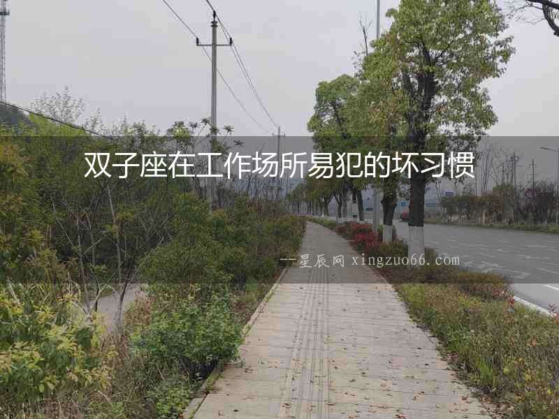 雙子座在工作場所易犯的壞習(xí)慣