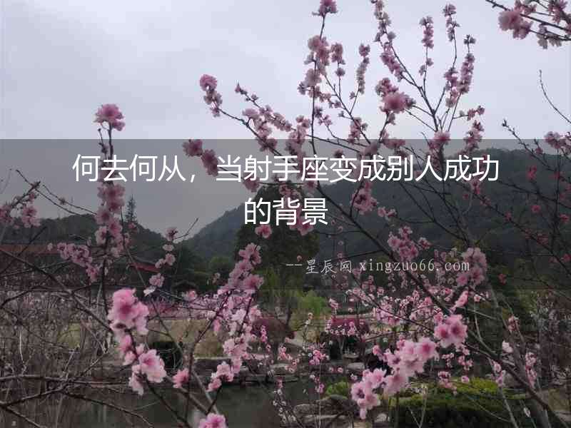 何去何從，當射手座變成別人成功的背景