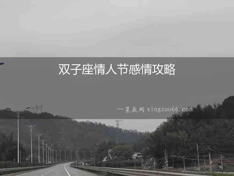 雙子座情人節(jié)感情攻略