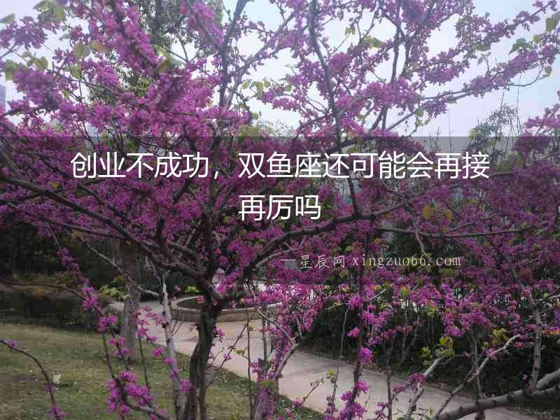 創業不成功，雙魚座還可能會再接再厲嗎