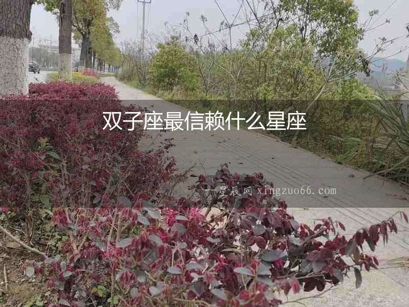 雙子座最信賴什么星座