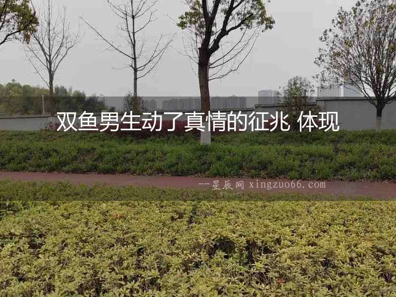 雙魚男生動了真情的征兆 體現