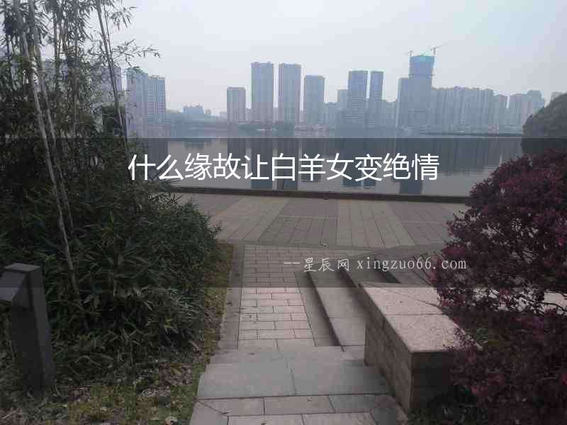 什么緣故讓白羊女變絕情