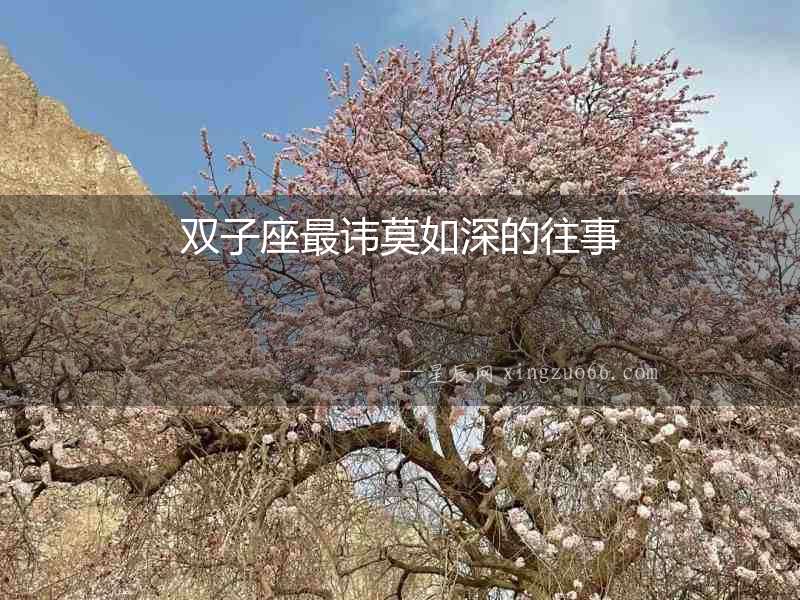雙子座最諱莫如深的往事