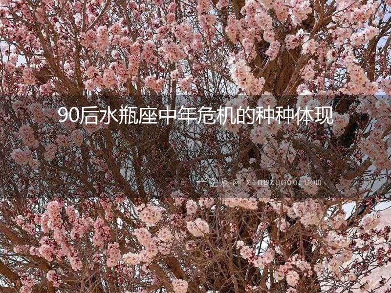 90后水瓶座中年危機的種種體現