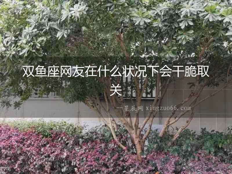 雙魚座網友在什么狀況下會干脆取關
