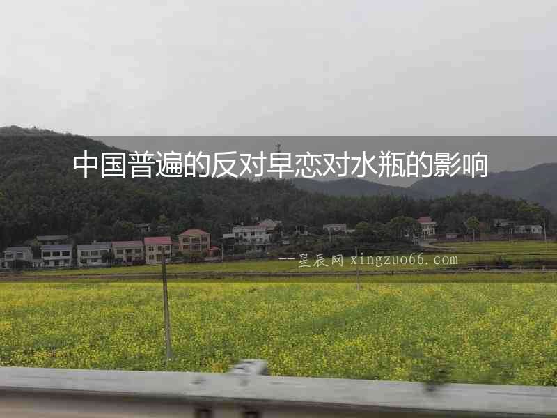 中國普遍的反對早戀對水瓶的影響