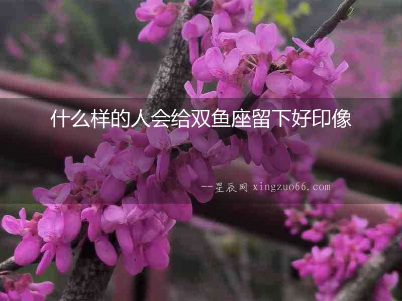 什么樣的人會給雙魚座留下好印像