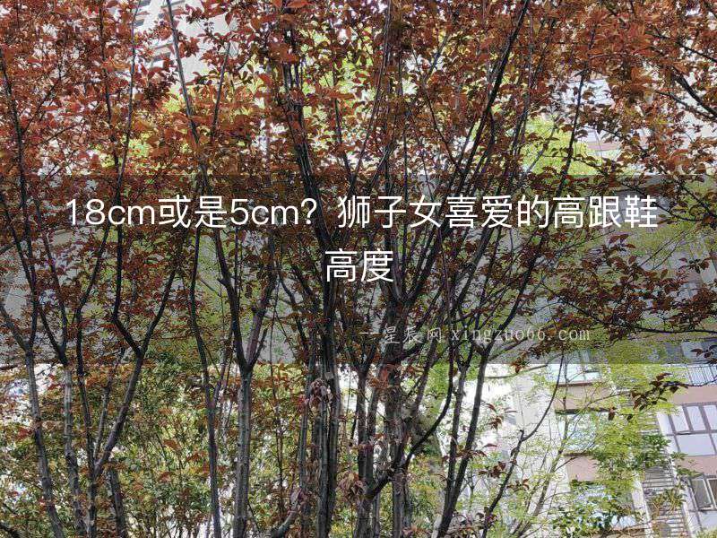 18cm或是5cm？獅子女喜愛的高跟鞋高度