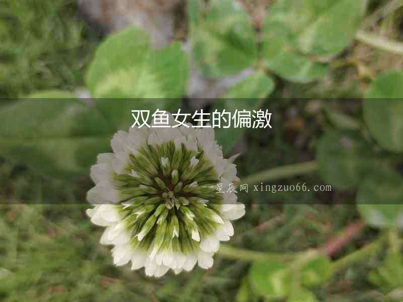 雙魚女生的偏激