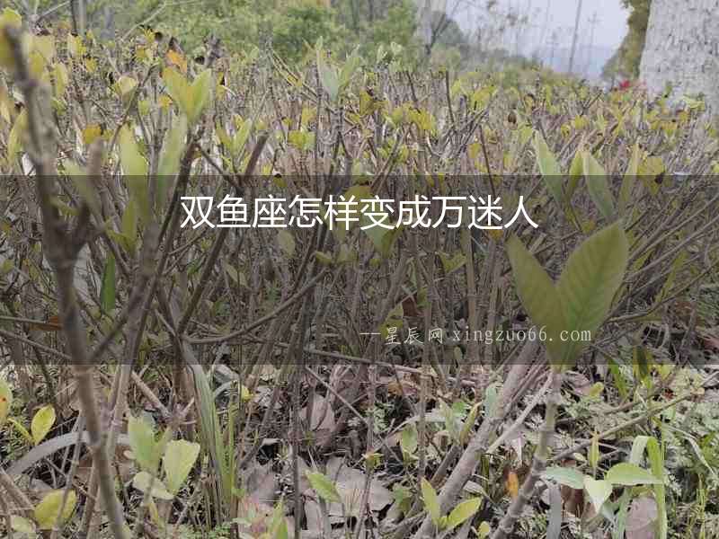 雙魚座怎樣變成萬迷人