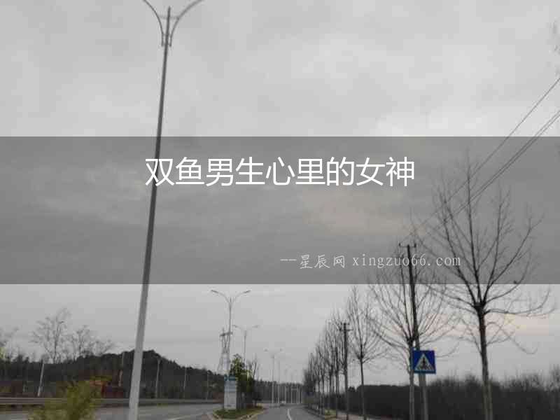雙魚(yú)男生心里的女神