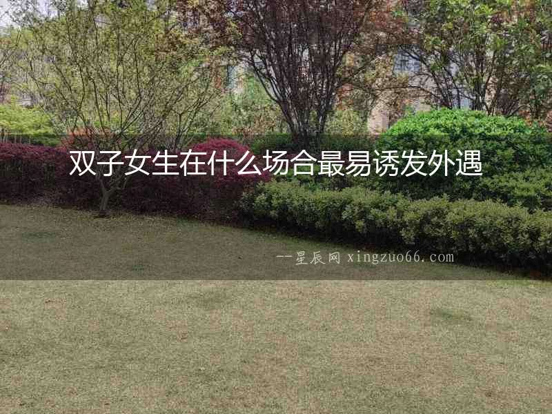 雙子女生在什么場合最易誘發外遇