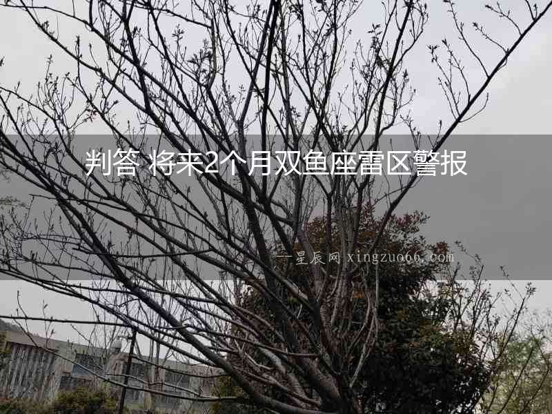 判答 將來2個(gè)月雙魚座雷區(qū)警報(bào)