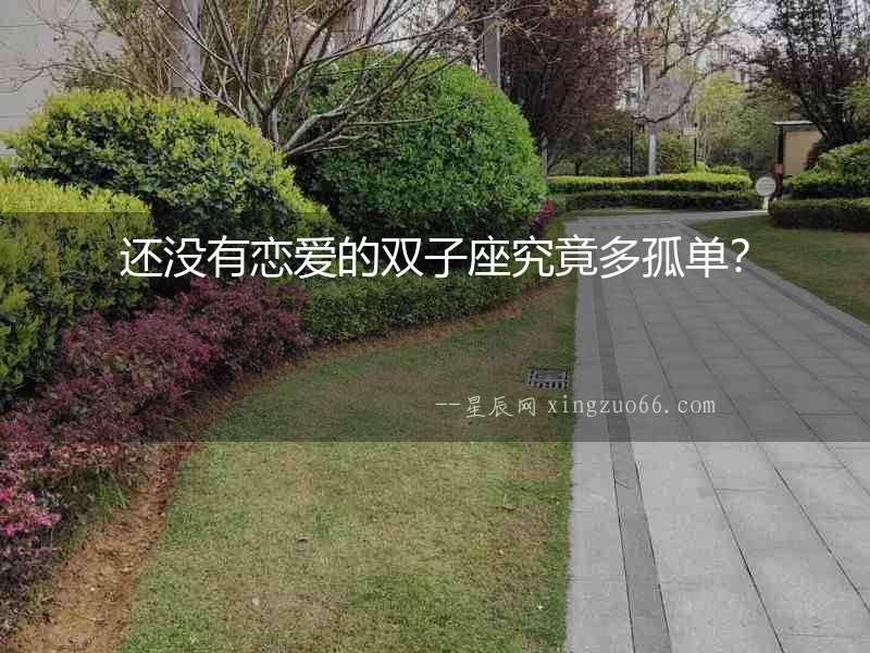 還沒有戀愛的雙子座究竟多孤單？