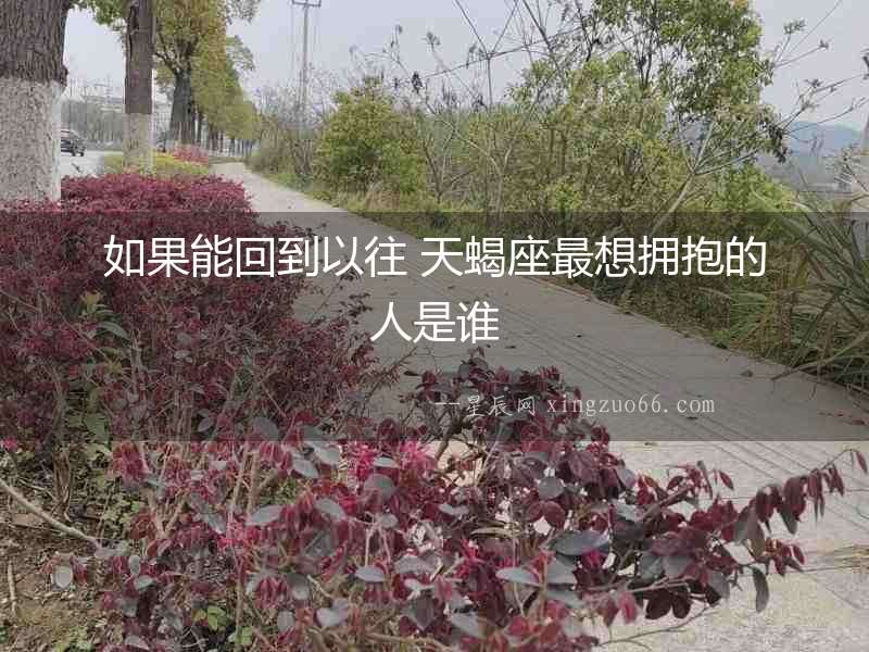 如果能回到以往 天蝎座最想擁抱的人是誰(shuí)