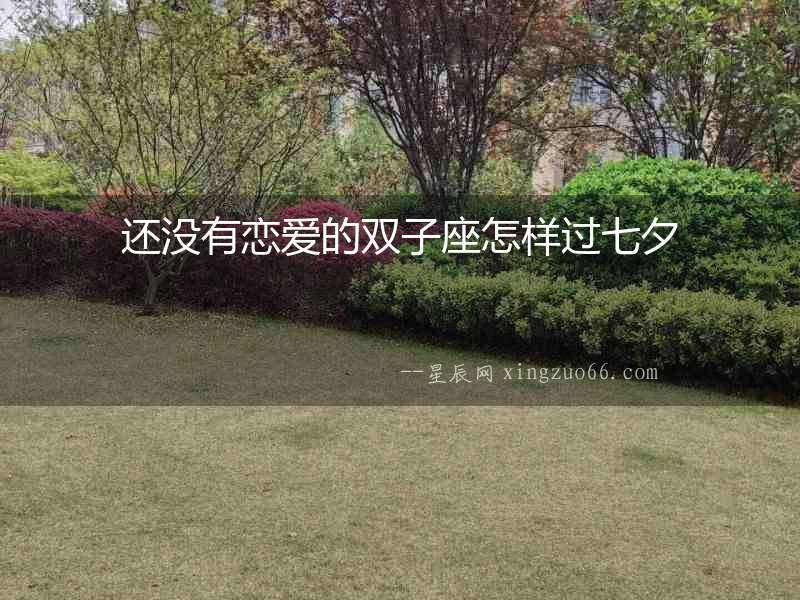 還沒有戀愛的雙子座怎樣過七夕