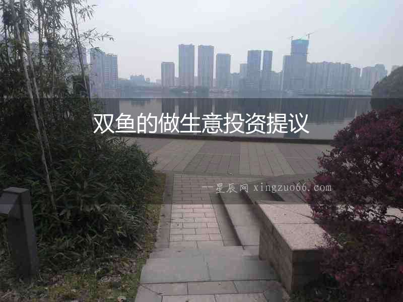 雙魚的做生意投資提議