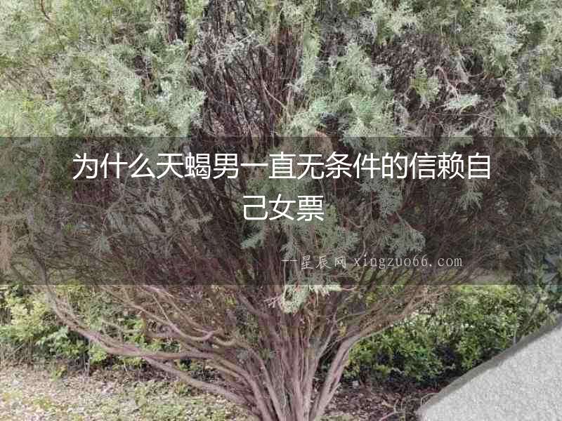 為什么天蝎男一直無條件的信賴自己女票
