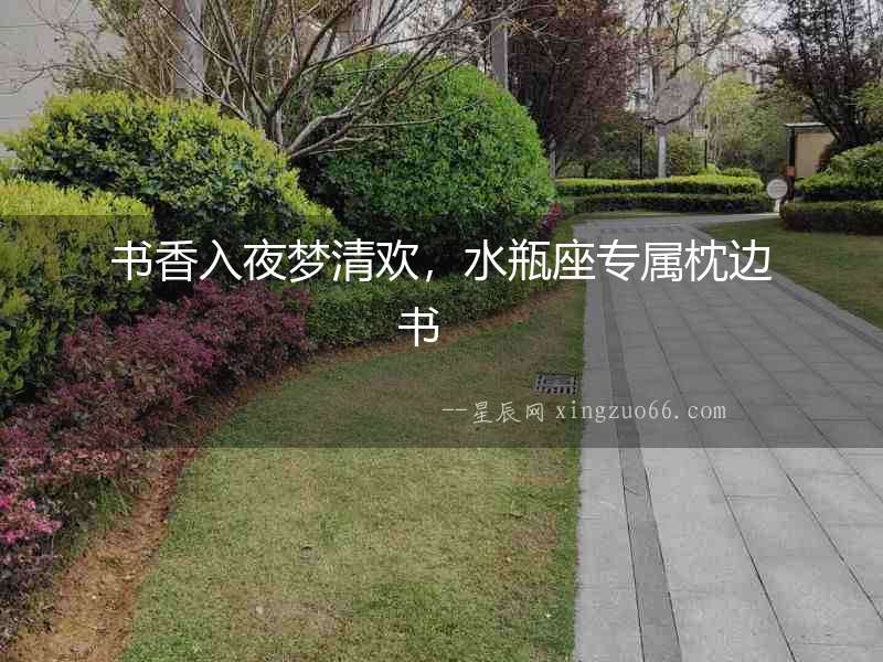 書香入夜夢(mèng)清歡，水瓶座專屬枕邊書　　