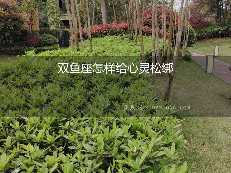雙魚座怎樣給心靈松綁