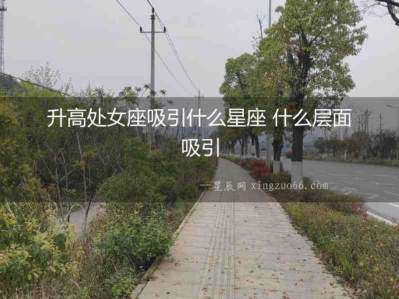 升高處女座吸引什么星座 什么層面吸引
