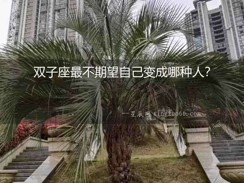 雙子座最不期望自己變成哪種人？