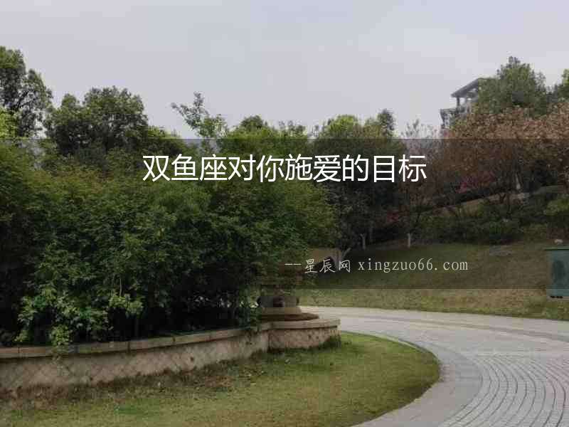 雙魚座對你施愛的目標