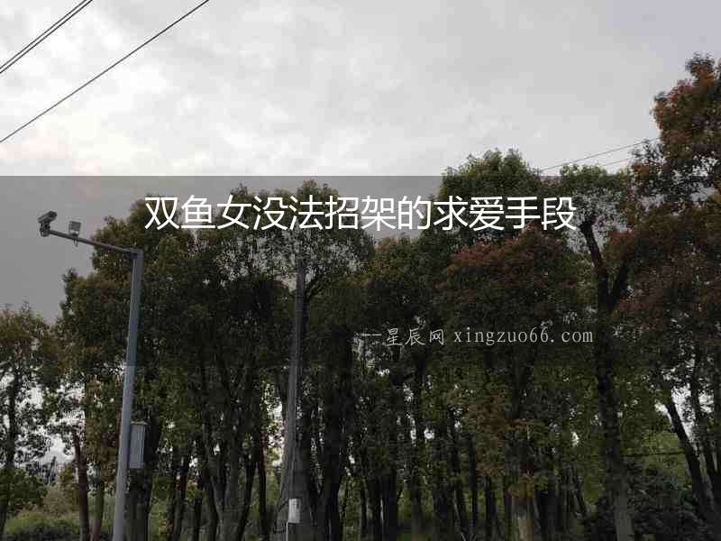 雙魚(yú)女沒(méi)法招架的求愛(ài)手段