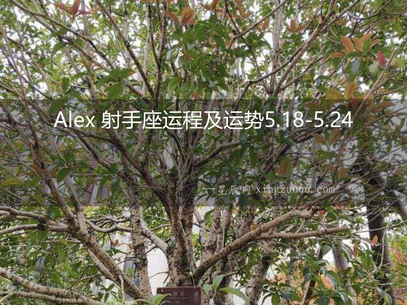 Alex 射手座運程及運勢5.18-5.24